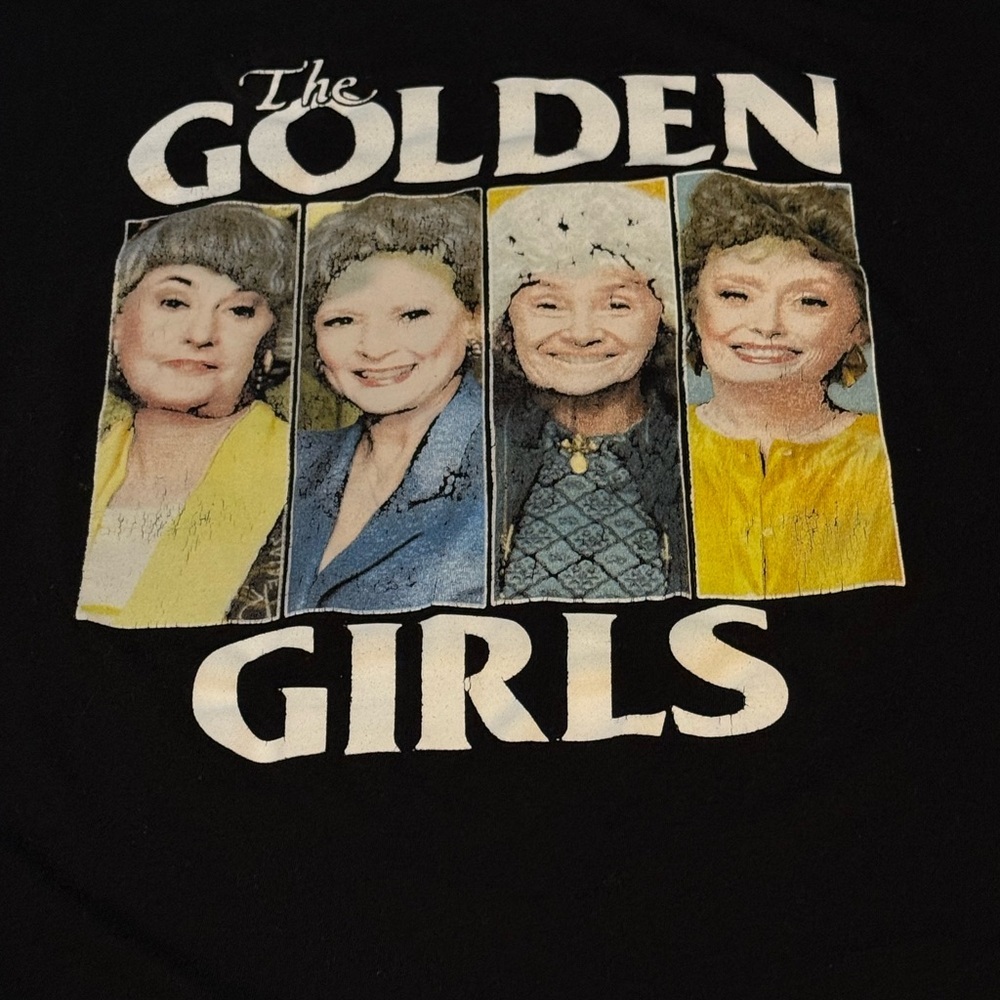 The Golden Girls Black oversized short sleeve T-Shirt - Picture 2 of 6